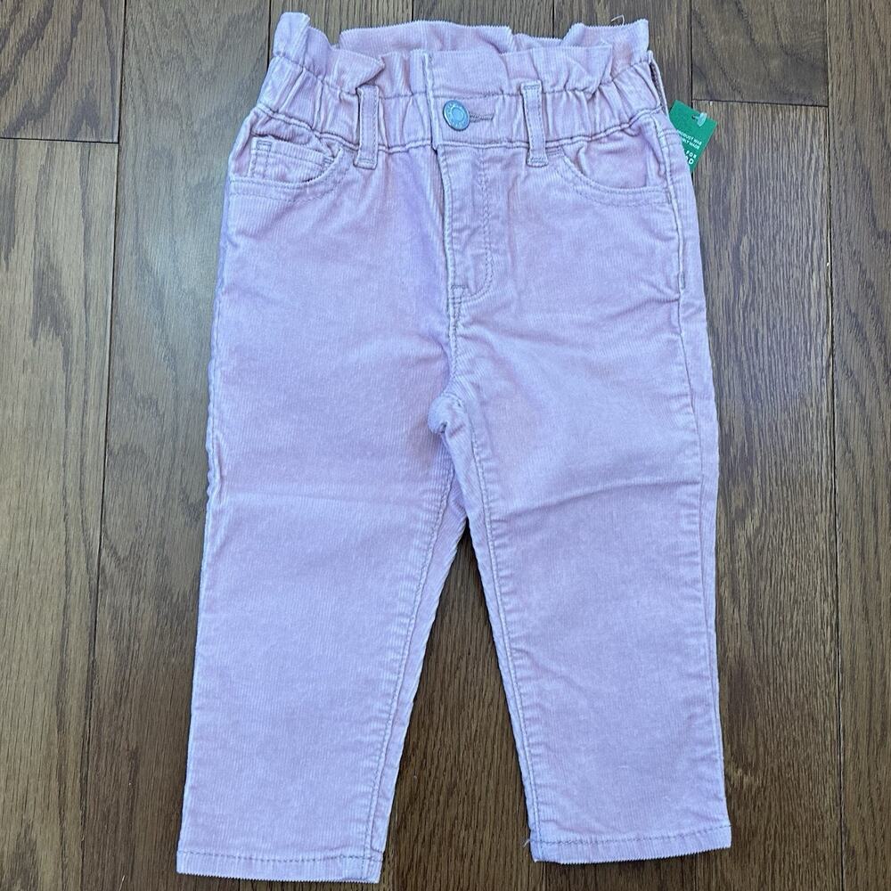 Gap Toddler Girl Curduroy Jeans Pants Pink 2T Just Like Mom‎ NWT